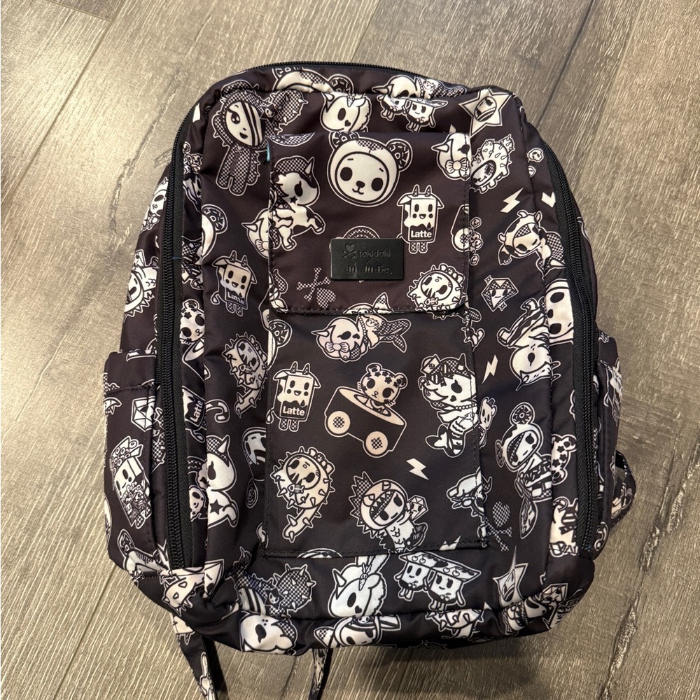 Jujube Tokidoki Black and White Queens Court MiniBe Backpack